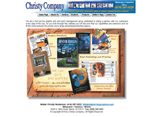 Tablet Screenshot of christygraphics.com